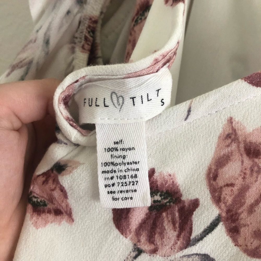 Tilly’s Full Tilt Floral Cold Shoulder Mini Dress - Picture 5 of 5